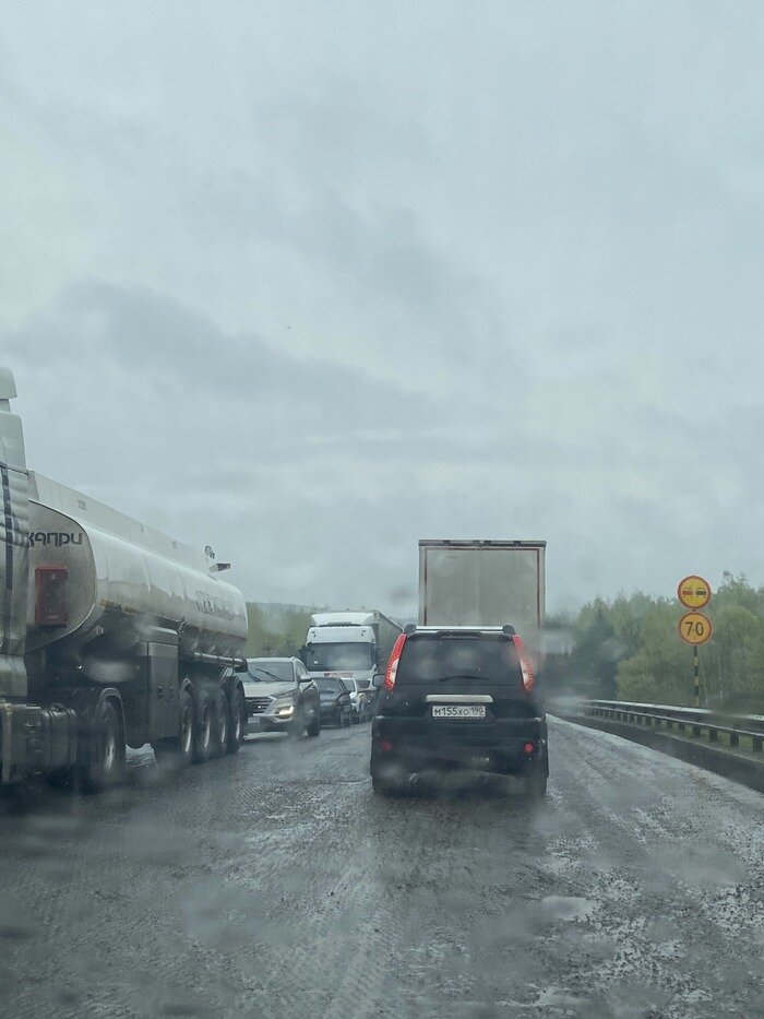 Пробка на Южном объезде г. Владимир