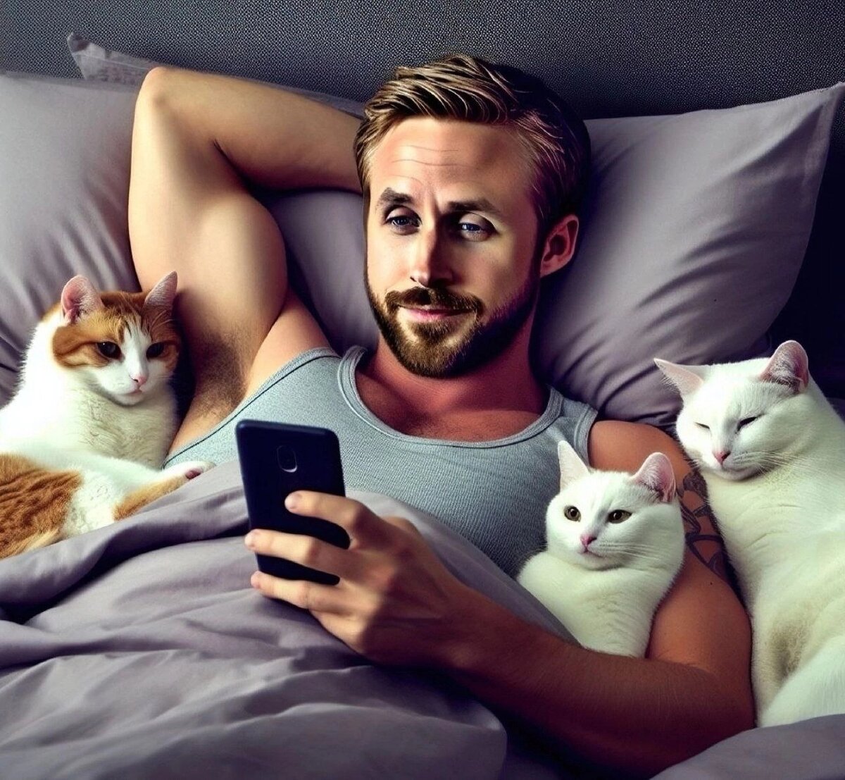 Коты точно заменят партнера?))