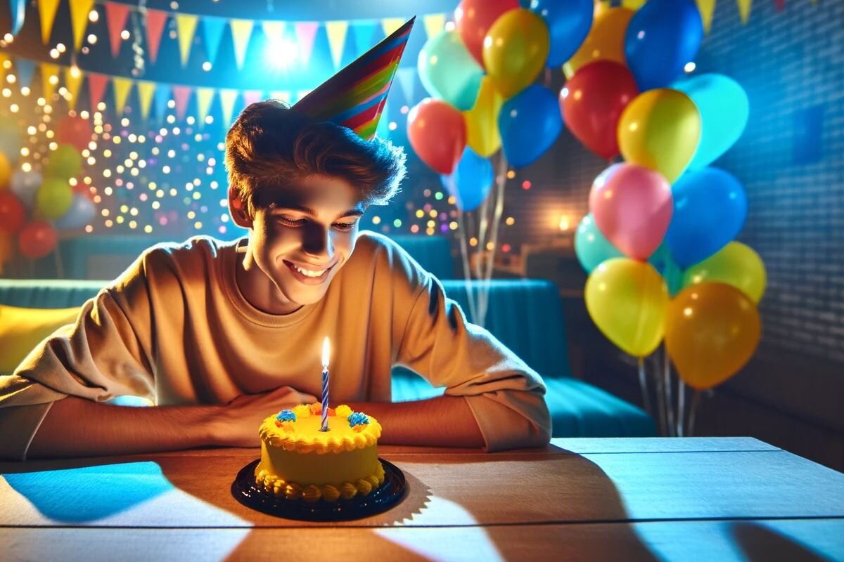 Даже если некого позвать на день рождения, его можно весело отметить и в одиночку. Источник: нейросеть📷
