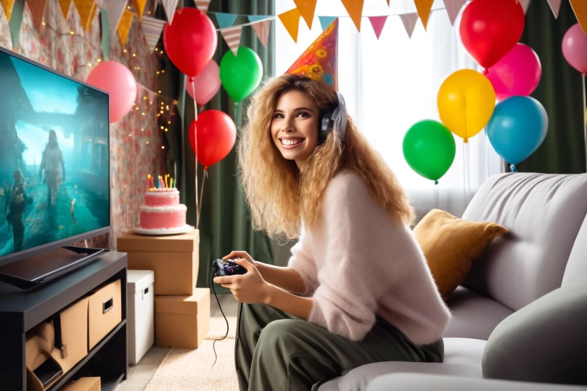 Если друзья не могут прийти к вам домой, можно встретиться в онлайн-игре. Источник: нейросеть📷
