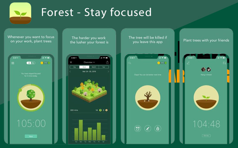 forest time management app