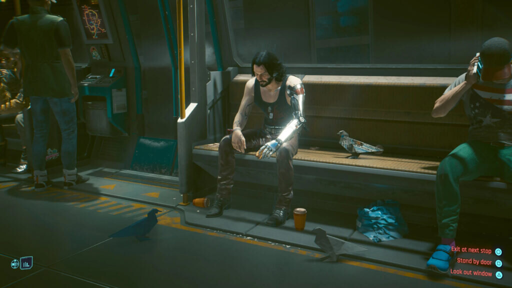 Персонаж Киану Ривза в Cyberpunk 2077