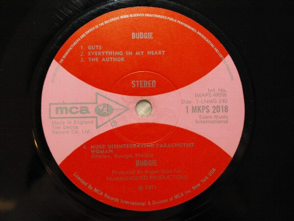 Одноименный дебютный альбом Баджи Budgie стал первой записью в дискографии валлийской хард-рок-группы. Альбом, записанный в студии Rockfield Studios в Монмуте, Уэльс, был выпущен летом 1971 года.-1-2