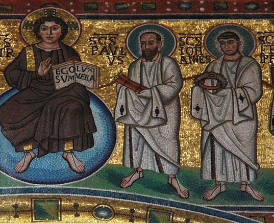 Святые, предстоящие Господу. 7в. Евфрасиева базилика в Порече. 