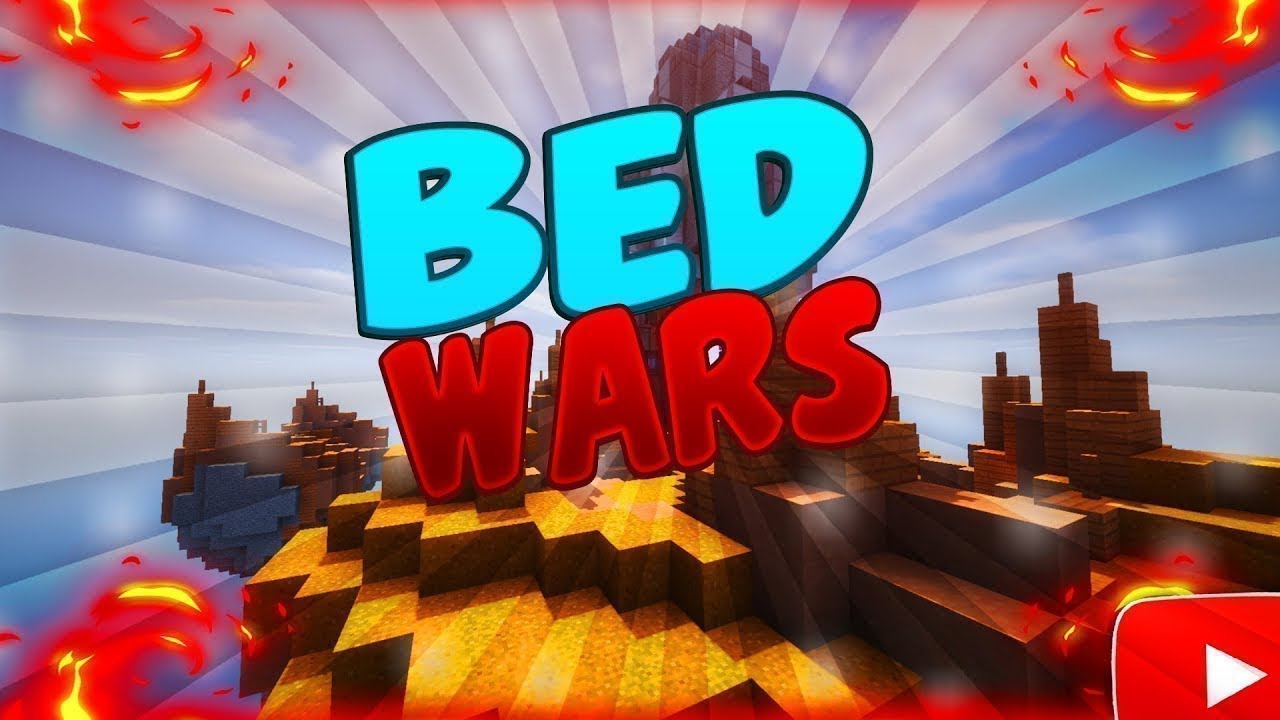 играем в BED-WARS на сервере mienlend !