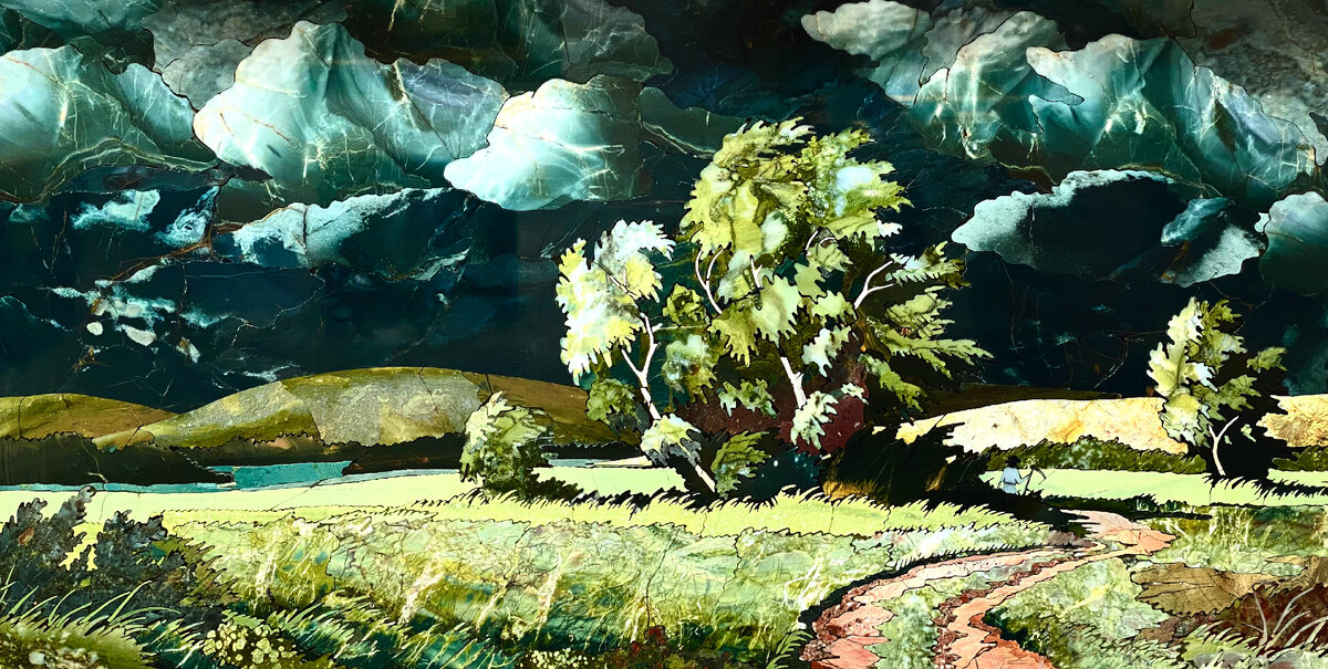 "Вихри грозовые", по картине Б.Щербакова, 2001, мастерская С. Чулкова, Сибай