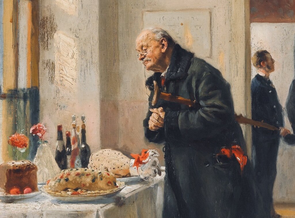 Владимир Маковский «Гастроном» (1909)