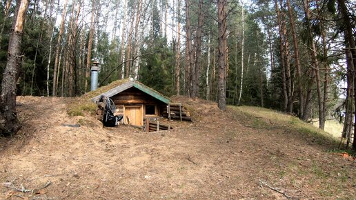 Снова в землянку у реки. Отдых и небольшие дела.