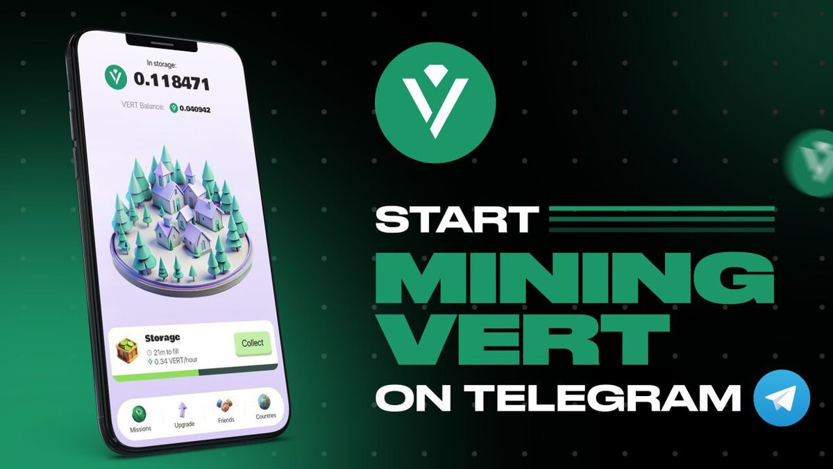 Vertus App - майнинг крипты через Telegram Bot