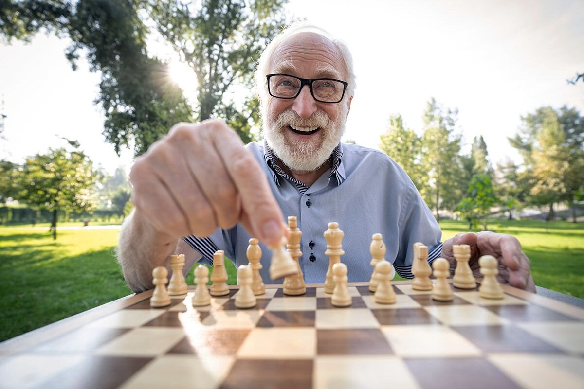 Возраст шахматам не помеха📷
