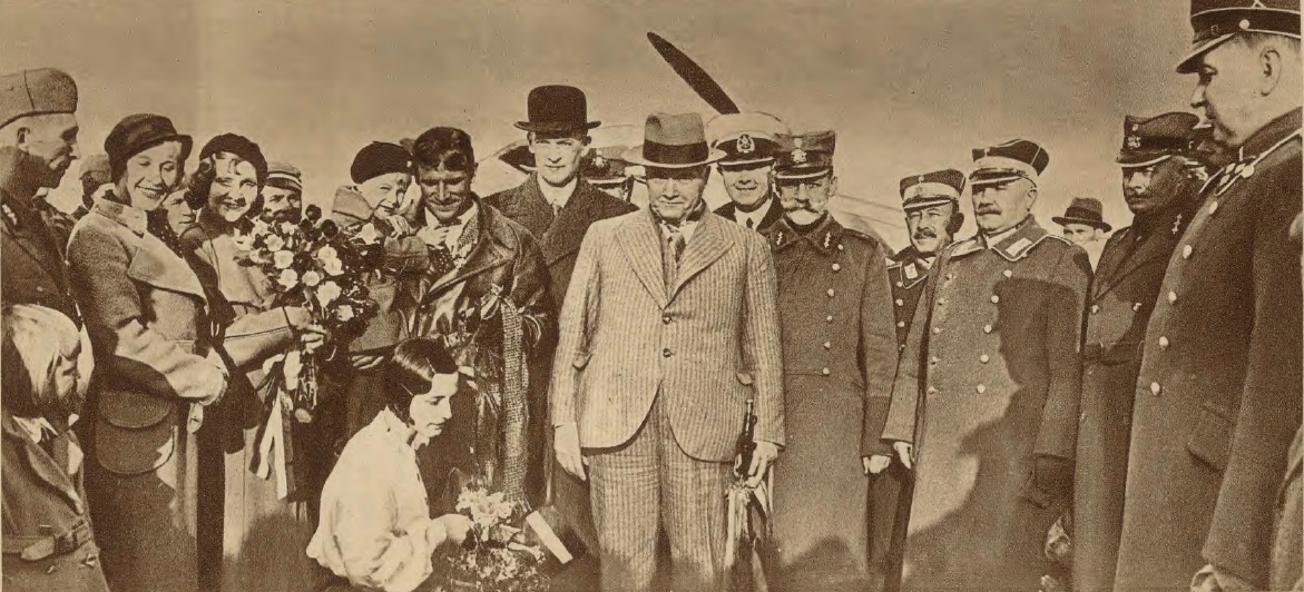 Встреча Гербертса Цукурса после перелета в Гамбию, 25 мая 1934 года © CC0 / public domain