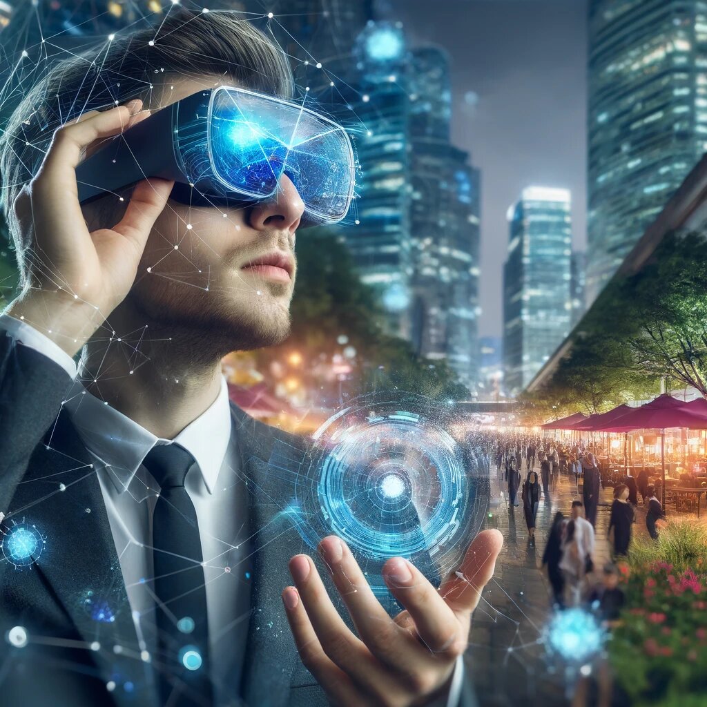 Умные очки с дополненной реальностью.