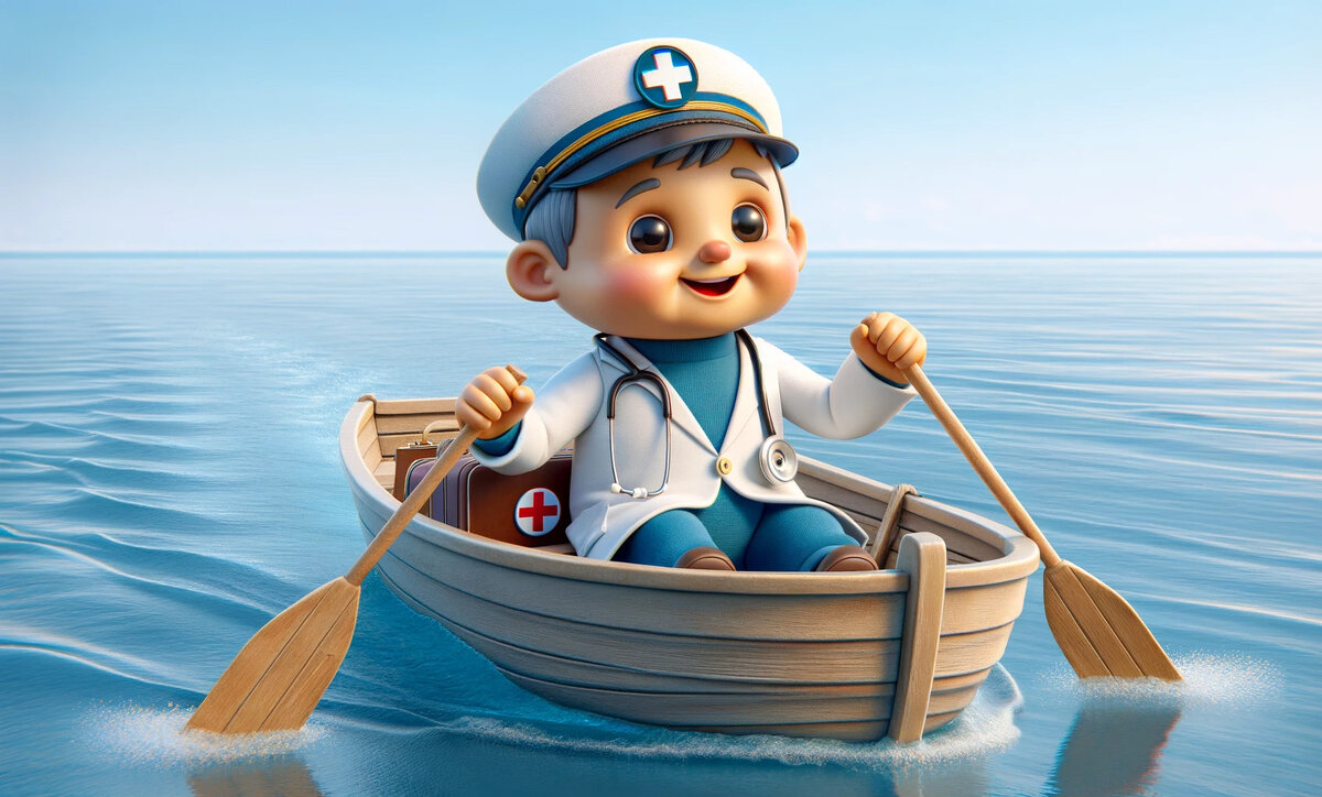 Юный доктор Айболит к нам на помощь он спешит 