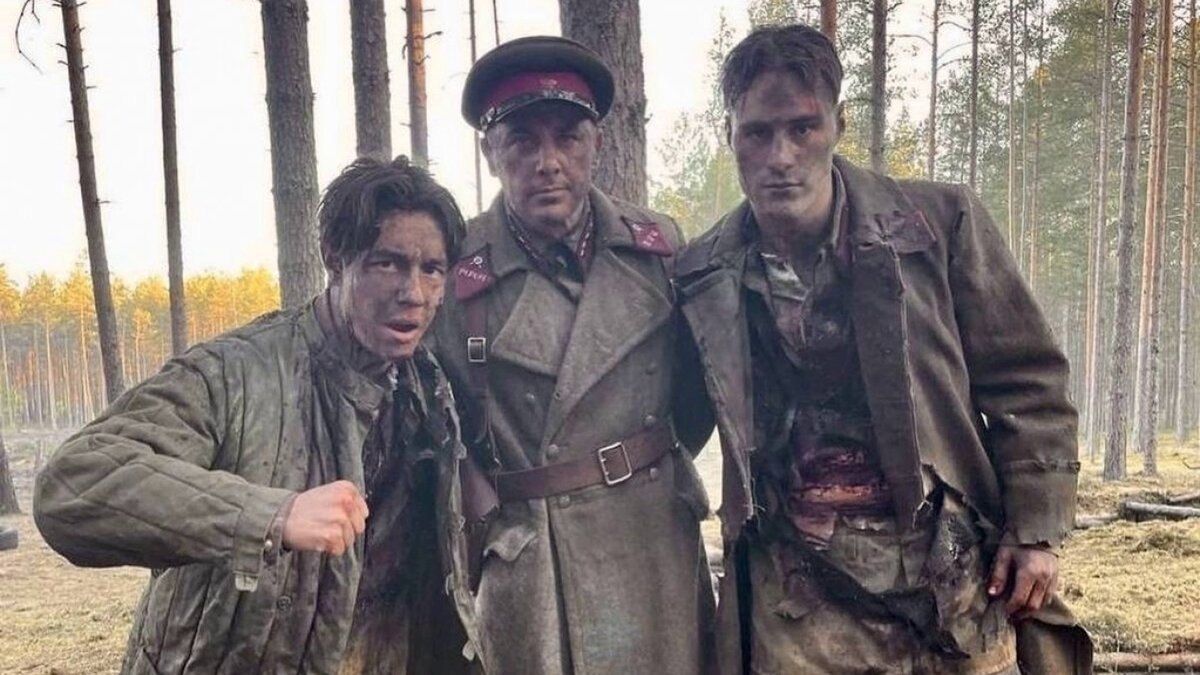 Кадр со съемочной площадки фильма "Блиндаж". Фото: Псковский театр драмы имени Пушкина