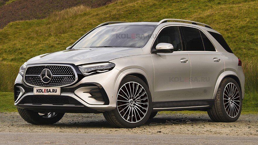 Рендер обновлённого Mercedes-Benz GLE