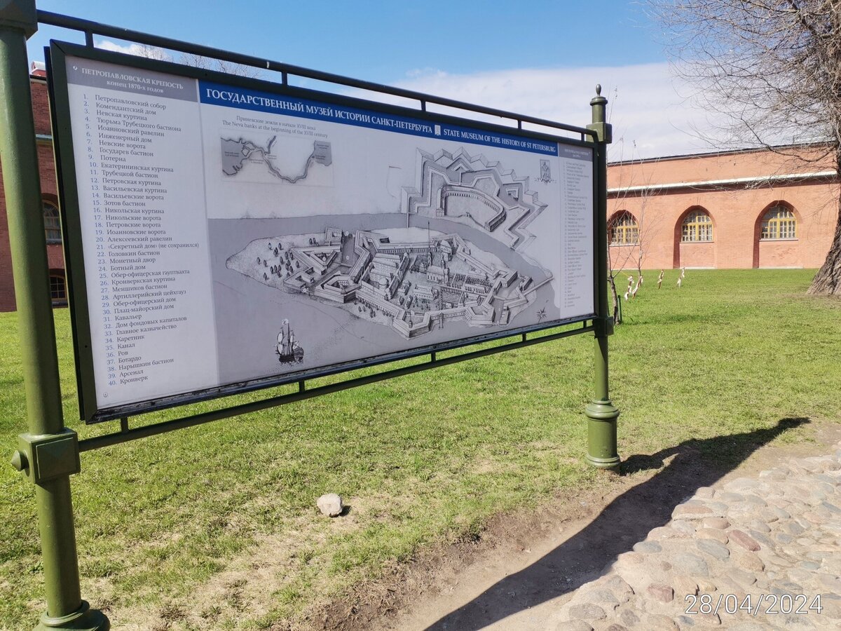 Петропавловская крепость большая. 