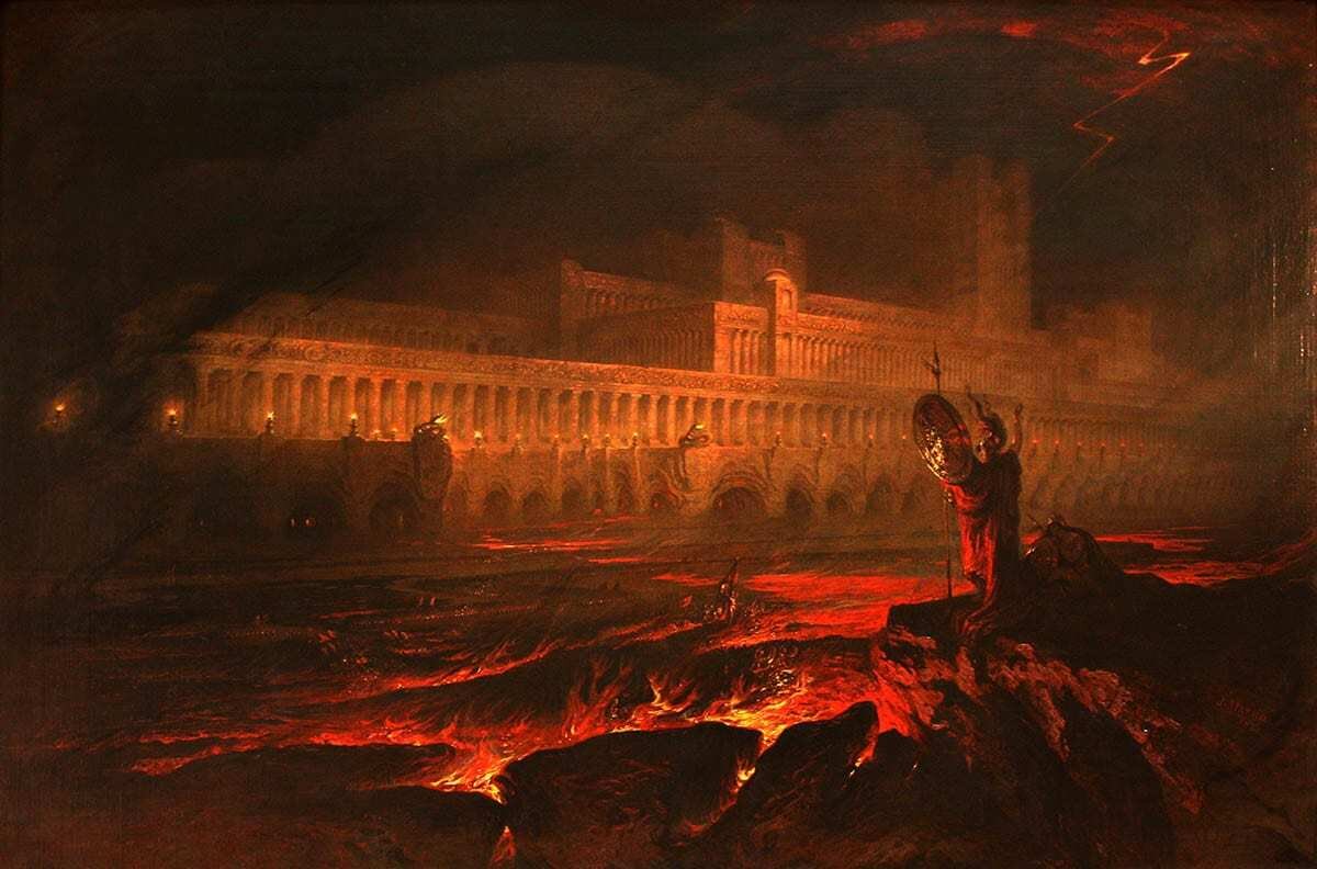  Пандемониум Джона Мартина, 1825 год, аукцион Christie’s.