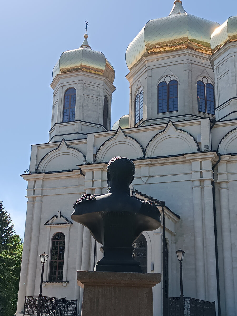 Бюст императора Николая первого в нашем городе. 