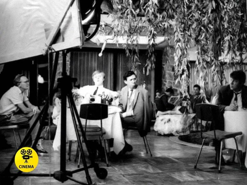 На съёмках фильма "Бриллиантовая рука"  (1968).
