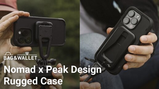 Обзор чехла Nomad x Peak Design Rugged Case (SlimLink) для iPhone 15 Pro