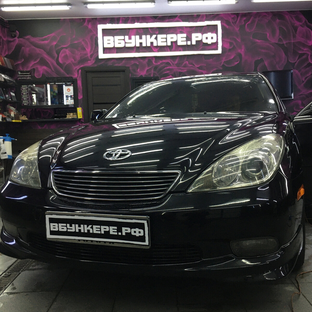 Тонировка стекол автомобиля Тойота в СПб