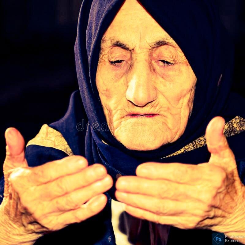 Пусть добрая женшина излечится от недуга. 