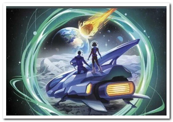 Яндекс.Картинки. Иллюстрация к роману "Курьер 619" того же автора. Но и для "Астровитянки" тоже сойдёт