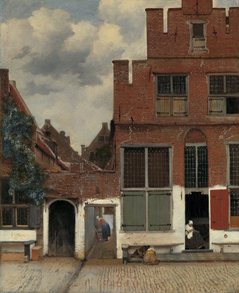 THE LITTLE STREET BY JOHANNES VERMEER