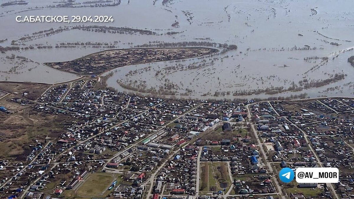    Уровень паводка в районе федеральной трассы Тюмень — Омск достиг исторического максимума