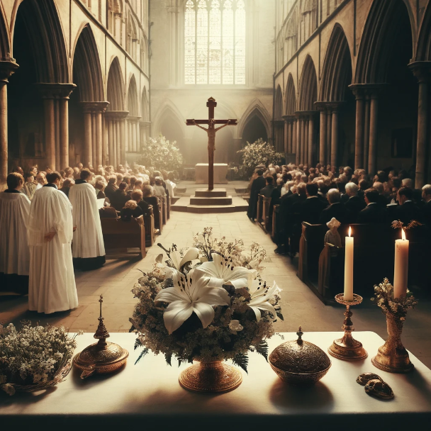 Безмятежная атмосфера в храме