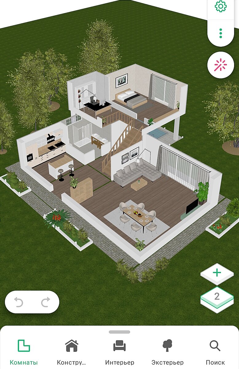 Скриншот из программы