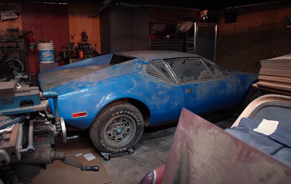 Найденный в сарае De Tomaso Pantera помыли впервые за 46 лет | Авто Mail.ru  | Дзен