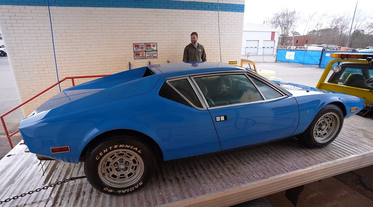 Найденный в сарае De Tomaso Pantera помыли впервые за 46 лет | Авто Mail.ru  | Дзен