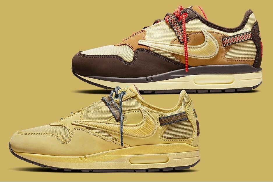 Travis Scott x Nike Air Max 1 Gold / Brown