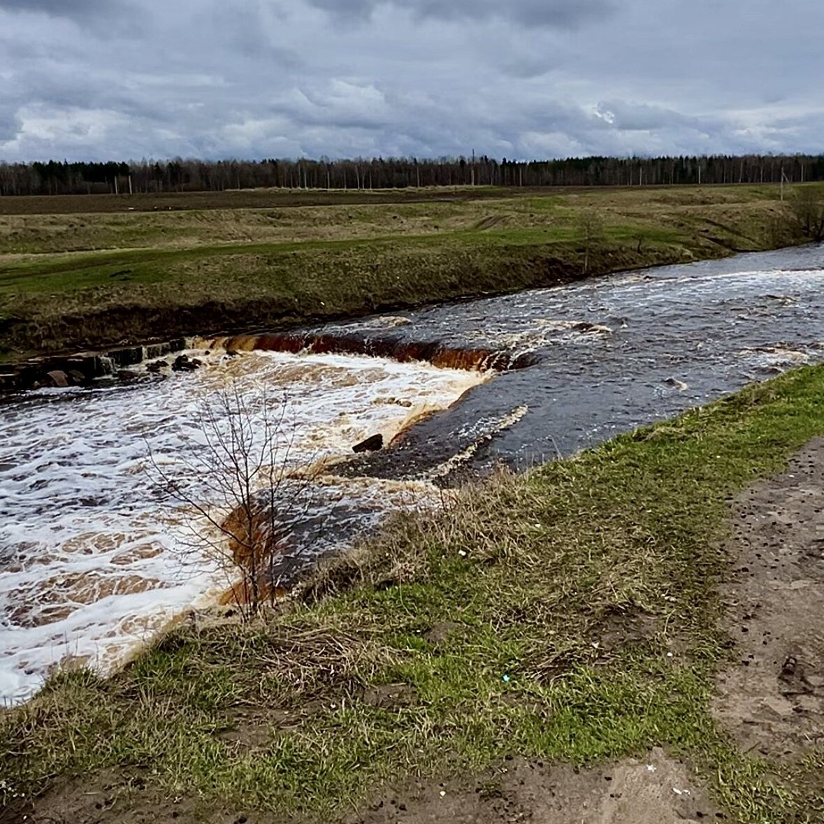 БОЛЬШОЙ ТОСНЕНСКИЙ ВОДОПАД - маленький Ниагарский, где находится и как  добраться. | ChirkinBlog | Дзен