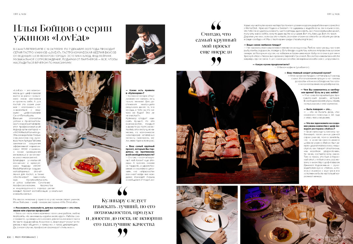 Публикация из 12-го выпуска журнала Profi Performance