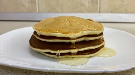 БАНАНОВЫЕ ПАНКЕЙКИ 🍌🥞🍯очень вкусно и просто 🧡 для завтрака идеально 🤩