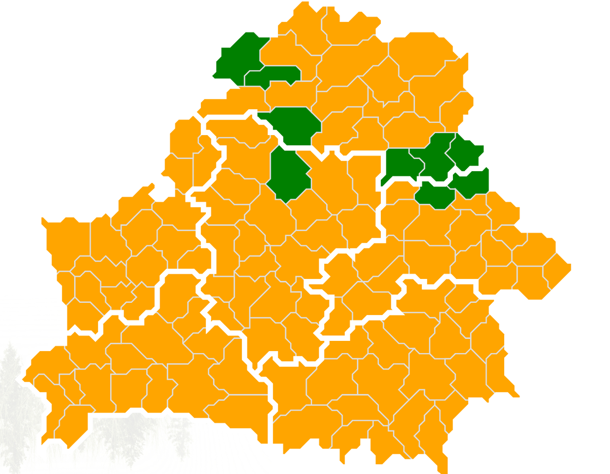 Интерактивная карта посещения лесов на сегодня беларуси