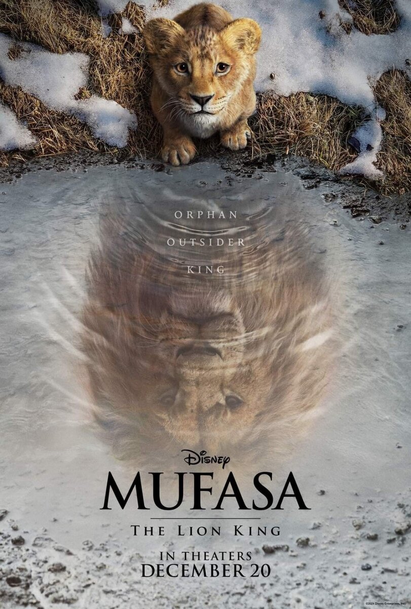    Постер фильма «Муфаса: Король Лев» (2024)