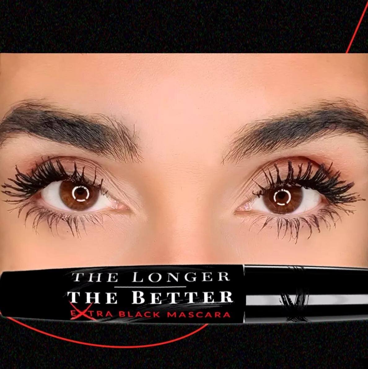 Тушь для ресниц удлиняющая экстра черная The Longer The Better Extra Mascara Layla Cosmetics
