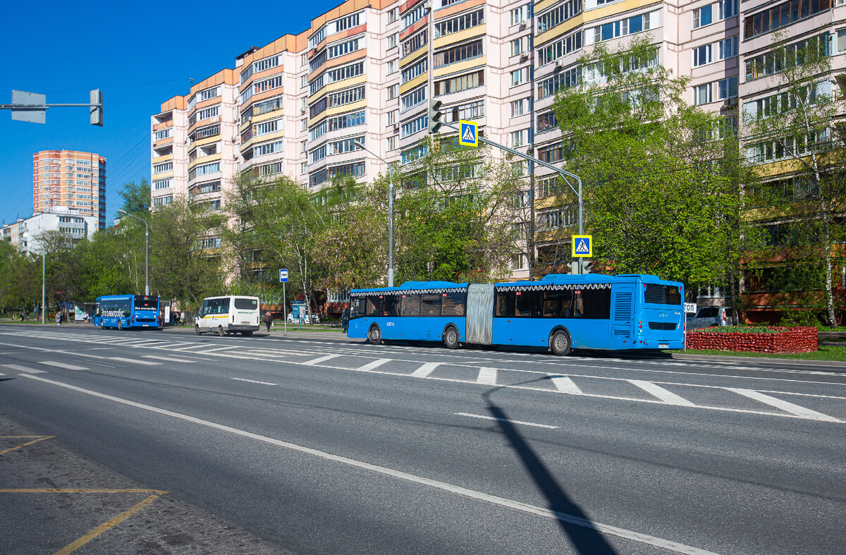 Московский автобус. Фото автора статьи  
