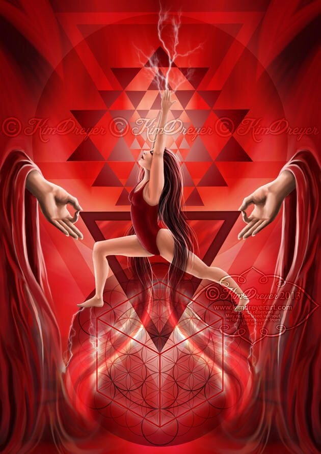 #чакра #энергия #сила #страх #эзотерика #красный #земля