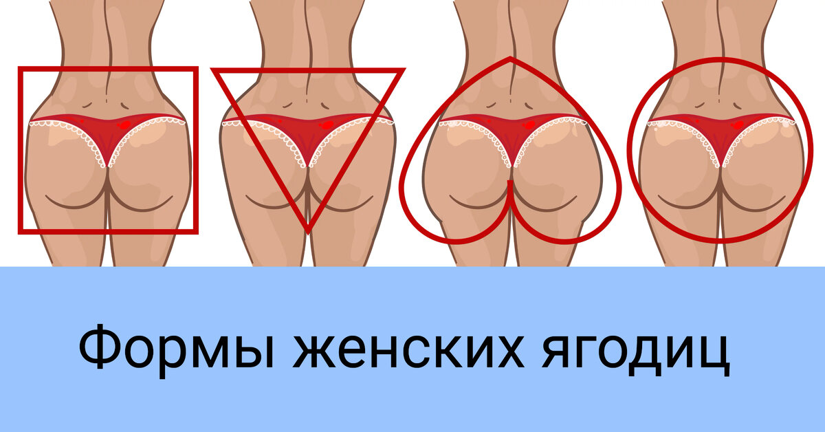 Формы женских ягодиц