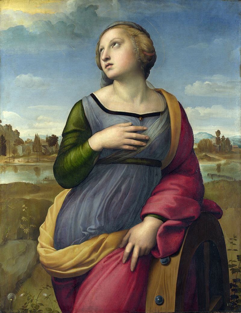 Рафаэль, "Святая Екатерина".