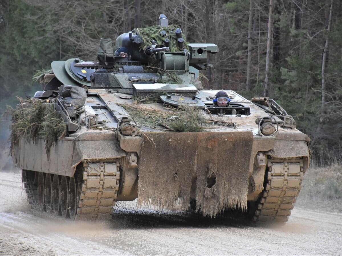    Немецкая боевая машина пехоты "Marder"© Фото : U.S. Army /Alun Thomas