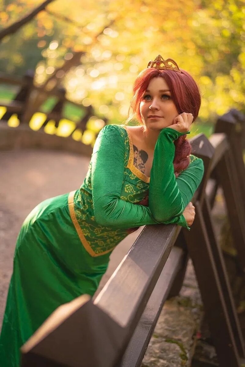 Косплей на Фиону из «Шрека. Косплеер: Felibelka. Источник фото: vk.com/felibelkacosplay   📷