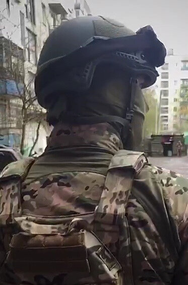 Боец чеченского спецназа «Ахмат» армянин Д. Петросяна с позывным «Карабах»