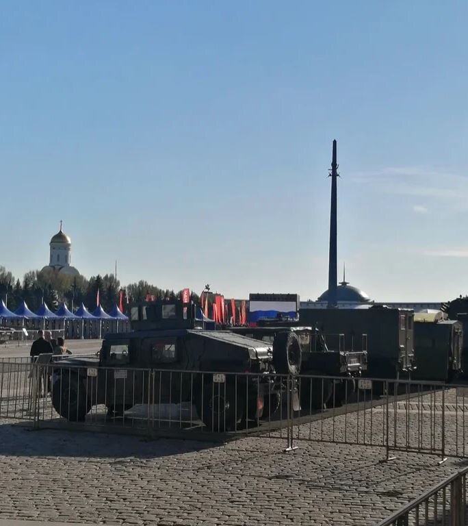 Выставка трофейной техники НАТО на Поклонной.