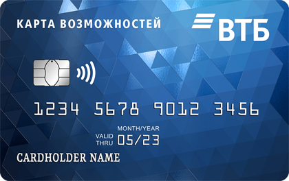  📷      Кредитная карта ВТБ Карта возможностей Ольга Пихоцкая