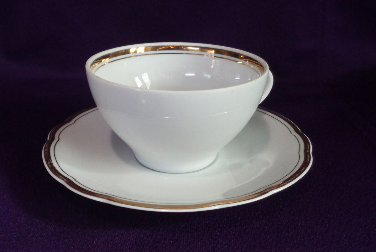 Чайная пара "Кахла" с "родным" блюдцем.